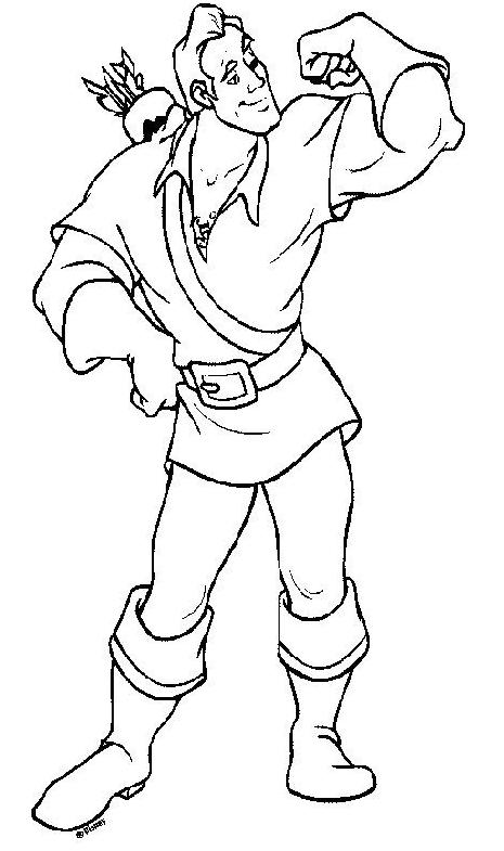 coloriage Le chasseur